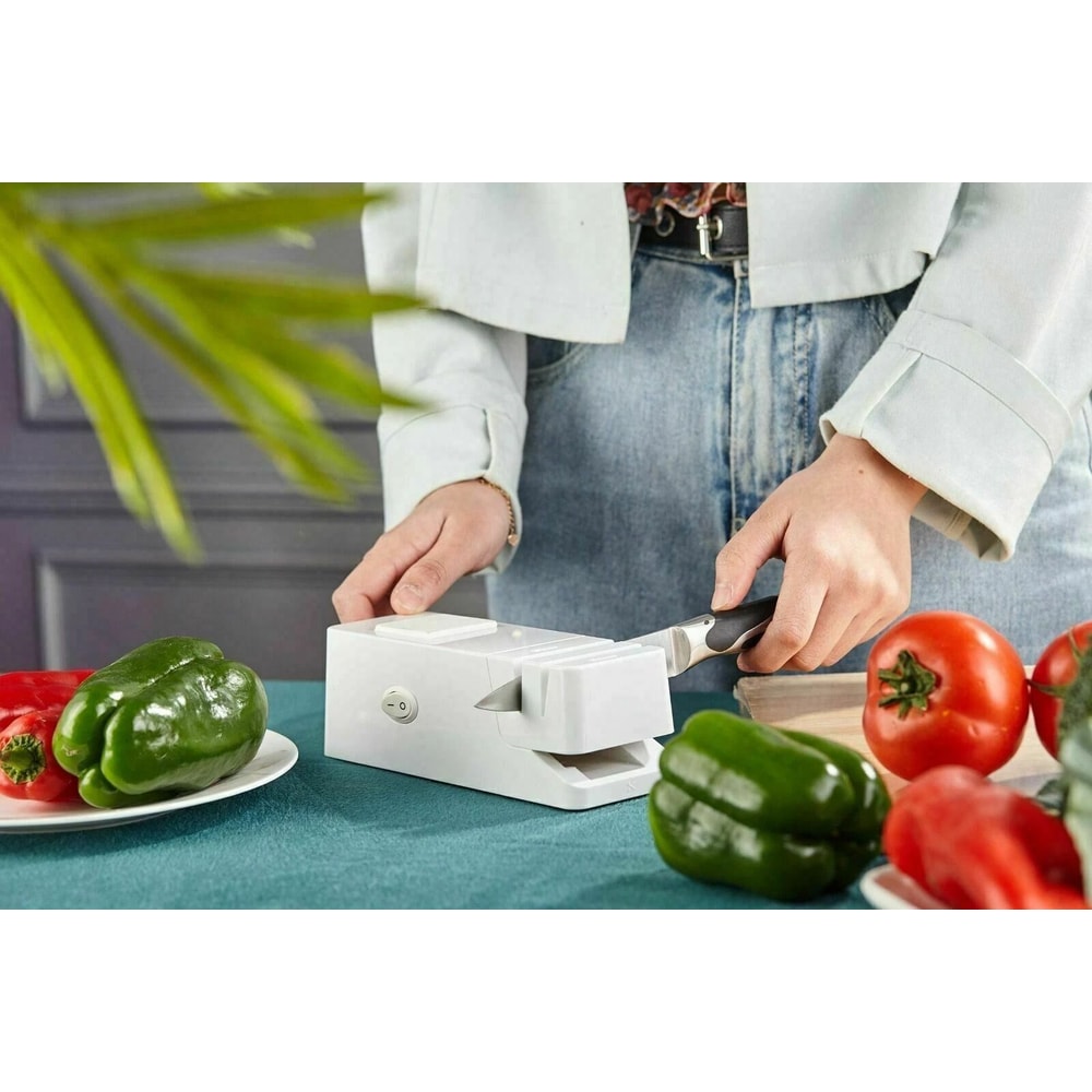 Multi Task Electric Knife And Scissor Sharpener For Machetes More Fast Grinding Machine For Effort 1