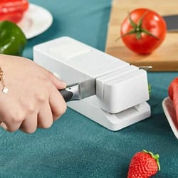 multi task electric knife and scissor sharpener for machetes & more fast grinding machine for effortless sharpening