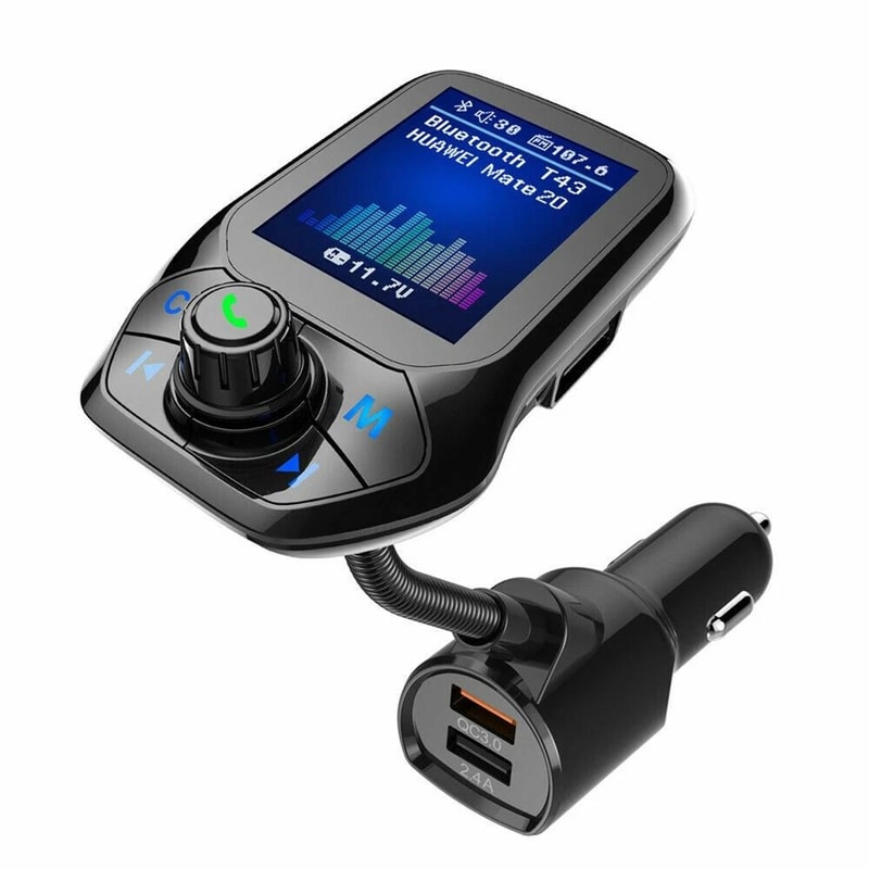 Bluetooth Car FM Transmitter With MP3 Player USB Charger Hands Free Radio Adapter Kit For Car Audi 8