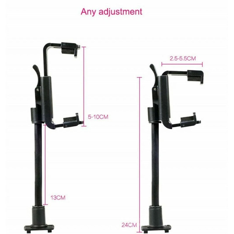 Universal Car Rearview Mirror Mount For Cell Phone GPS Adjustable Stand Holder Cradle 3