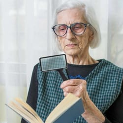 handheld 3x magnifier loupe for jewelry & reading rectangular magnifying glass with clear vision