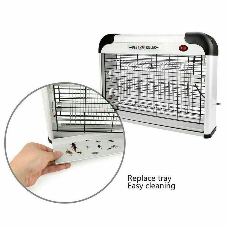 Electric Mosquito Zapper Lamp Indoor Bug And Pest Fly Trap Portable Insect Killer For Home Lawn 7