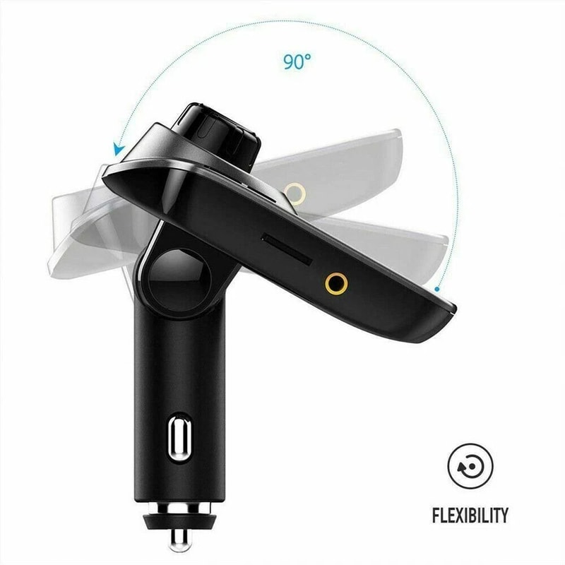 Bluetooth Car Kit MP3 Player FM Transmitter Wireless Radio Adapter USB Charger For Car Audio Hands 3