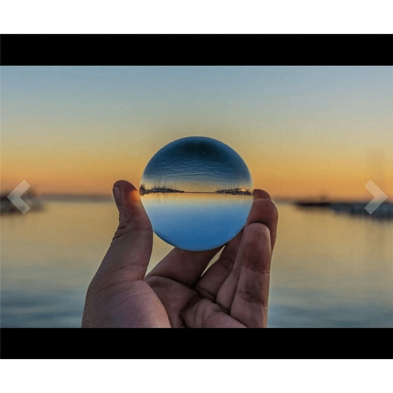 Photography Crystal Ball Sphere Lensball Clear Photo Prop For Stunning Photography And Decoration 1