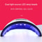 Nail Polish Dryer Pro UV LED Lamp For Acrylic Gel Curing Manicure Timer Curing Light 4
