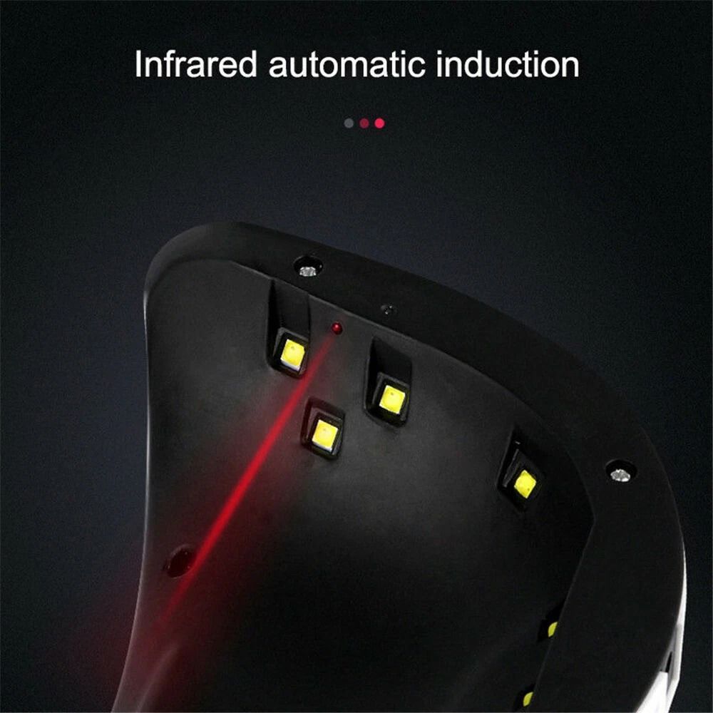 Nail Polish Dryer Pro UV LED Lamp For Acrylic Gel Curing Manicure Timer Curing Light 5