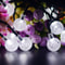 Solar LED String Lights Waterproof Warm White Ball Lights For Garden Decor 2