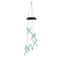 Color Changing LED Solar Powered Hummingbird Wind Chime Lights For Yard Garden 3