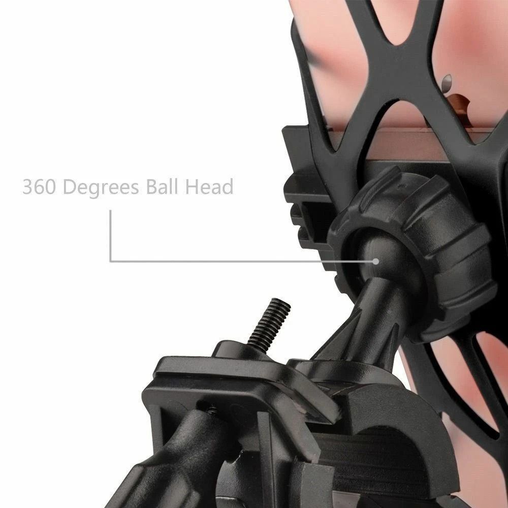 Universal Adjustable Cell Phone Holder For Motorcycle Bicycle Handlebar Mount Universal Fit For Al 2