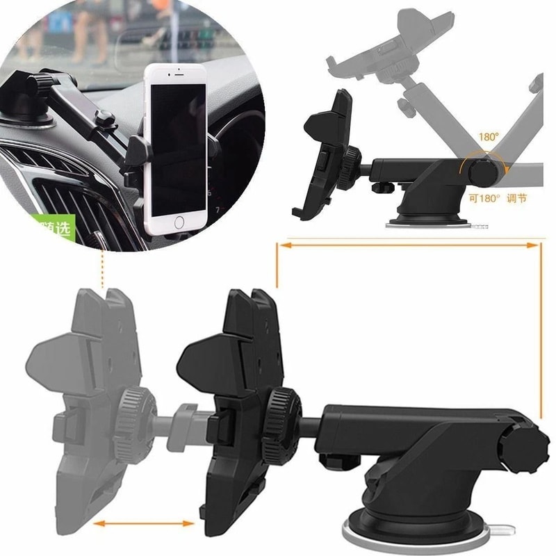 Universal Car Windshield Mount Bracket For Mobile Phones GPS Compatible With IPhone And Samsung 2