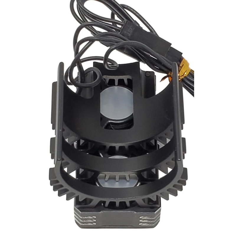 NHX RC 18 Twin Cyclone Cooling Fans With Cover RPM Motor Heatsink For RC Vehicles 1