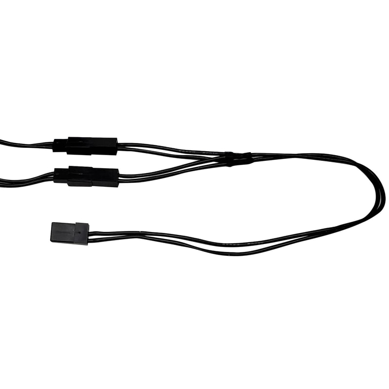 NHX RC 18 Twin Cyclone Cooling Fans With Cover RPM Motor Heatsink For RC Vehicles 3