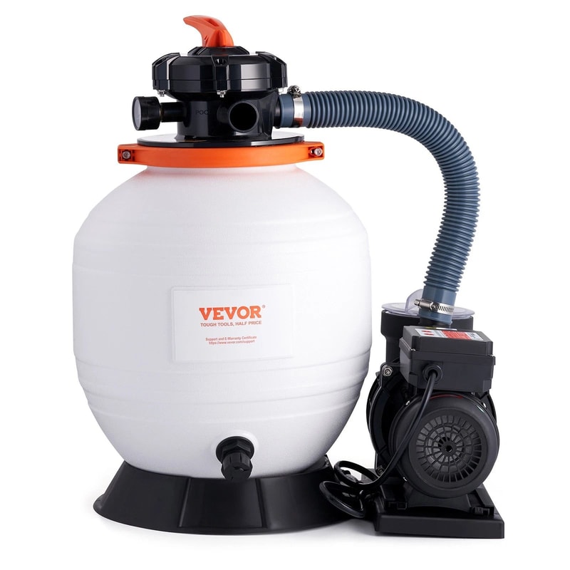 Sand Filter Above Ground With 34HP Pool Pump Flow And 6 Way Valve 2