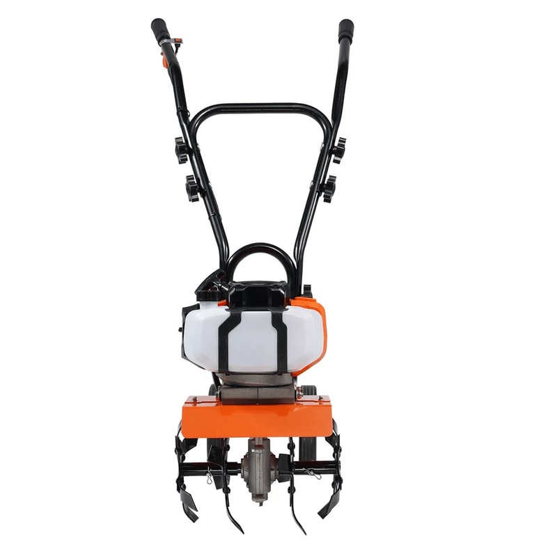 Gas Powered Tiller Cultivator 2 Stroke Garden Lawn Tool For Efficient Soil Tilling 2