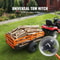 Heavy Duty Dump Trailer Tow Behind Cart Capacity Steel Construction For Tough Outdoor Tasks 10