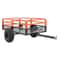 Heavy Duty Dump Trailer Tow Behind Cart Capacity Steel Construction For Tough Outdoor Tasks 0