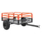 Heavy Duty Dump Trailer Tow Behind Cart Capacity Steel Construction For Tough Outdoor Tasks 0