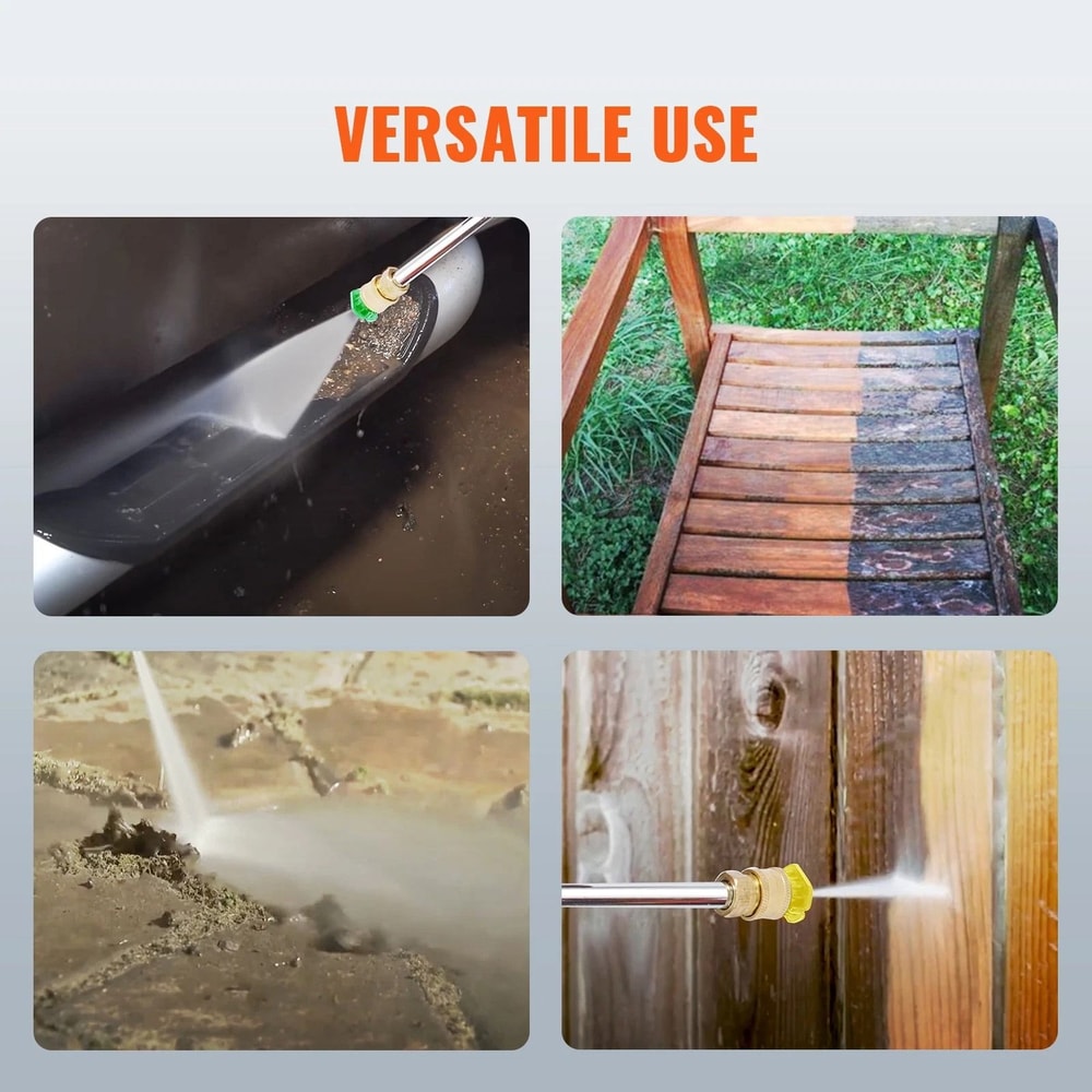 GPM Gas Pressure Washer With 5 Nozzles For Heavy Duty Outdoor Cleaning 6