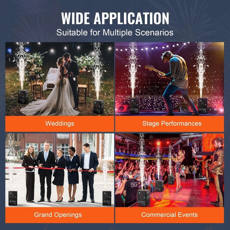 Cold Spark Firework Machine For DJ Weddings Parties 3