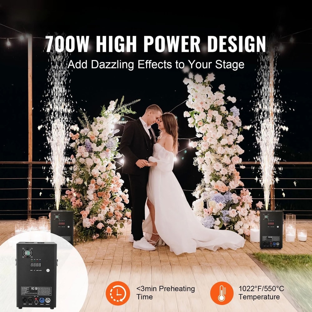 Cold Spark Firework Machine For DJ Weddings Parties 7