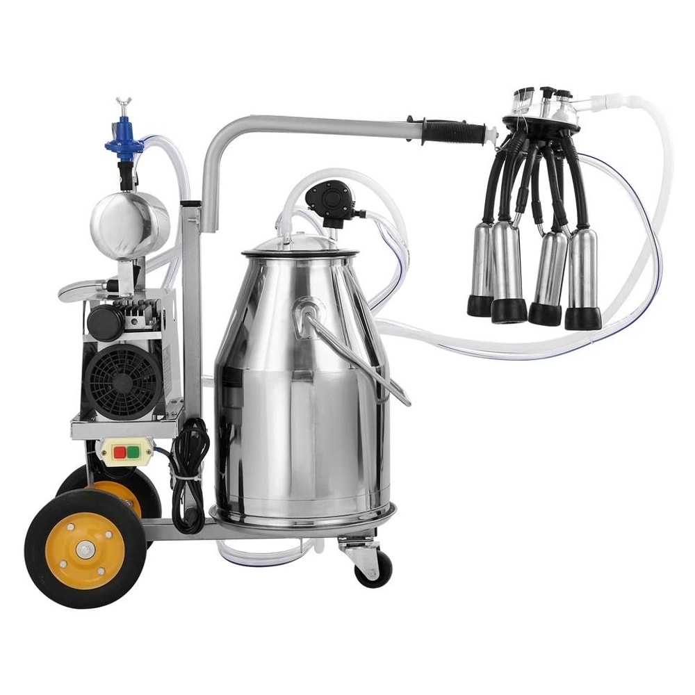 Electric Cow Milking Machine Stainless Steel Milking Equipment For Efficient Dairy Collection 2