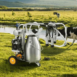 electric cow milking machine stainless steel milking equipment for efficient dairy collection