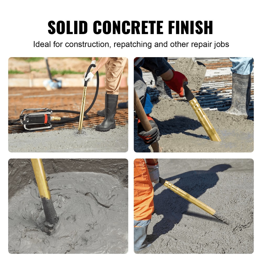 Electric Concrete Vibrator Poker For Air Bubble Removal Durable Efficient Heavy Duty Concrete Tool 4