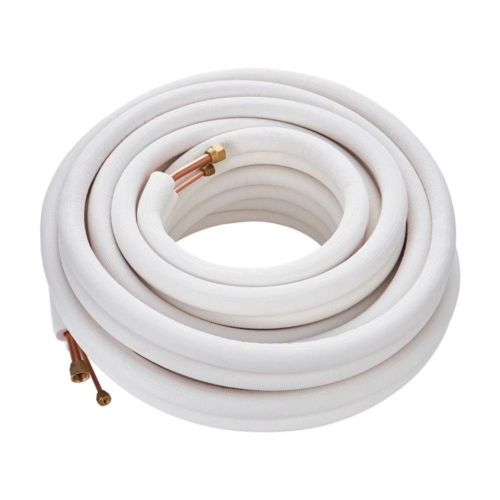 Heavy Duty Mini Split Line Set 50ft Insulated Copper Tubing For Ductless AC Installation 2