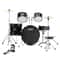 Drum Set Complete Adult Drum Kit With Cymbals Hardware And Throne For Beginners And Musicians 2