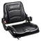 Universal Forklift Seat Fold Down Tractor Seat Replacement With Adjustable Backrest And Safety Seat 9