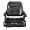 Universal Forklift Seat Fold Down Tractor Seat Replacement With Adjustable Backrest And Safety Seat 0