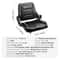 Universal Forklift Seat Fold Down Tractor Seat Replacement With Adjustable Backrest And Safety Seat 3