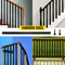 Deck Balusters Aluminum Alloy Metal Deck Spindles For Stair And Porch Railing 5
