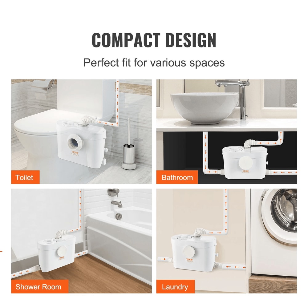 Basement Macerator Pump With 3 Water Inlets For Efficient Waste Disposal 5