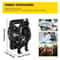 Air Operated Double Diaphragm Pump InletOutlet Petroleum Fluids GPM Flow Rate 4