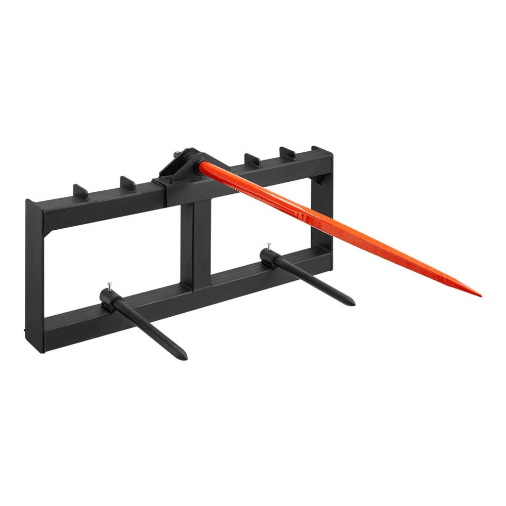 Spear Skid Steer Tractor Attachment Heavy Duty Bale Handling Tool 9