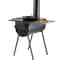 Portable Wood Stove For Camping Outdoor BBQ Compact Tent Stove With Pipes For Hot Tent Cooking 2