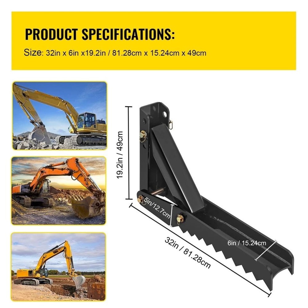 Universal Backhoe Thumb Claw Steel Plate Excavator Attachment For Tractor 5