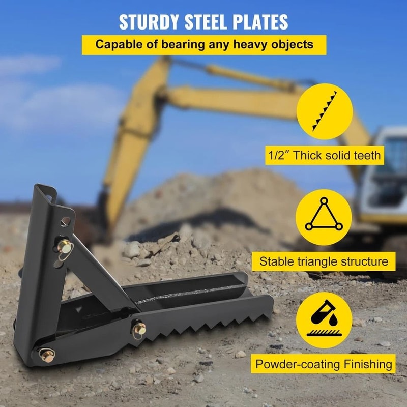 Universal Backhoe Thumb Claw Steel Plate Excavator Attachment For Tractor 8