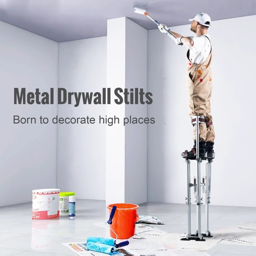 Adjustable Aluminum Alloy Drywall Stilts For Painting Taping 3