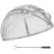 Stainless Steel Fire Pit Spark Screen Cover Durable Lid For Wood Burning Fire Pits 10