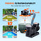 Sand Filter Pool Pump System With Motor Flow 6 Way Valve For Above Ground Pools 3