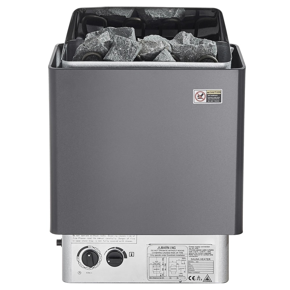 Stainless Steel Sauna Heater With Internal Controls For Wet And Dry Use 1