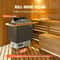 Stainless Steel Sauna Heater With Internal Controls For Wet And Dry Use 5