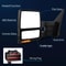 Pair Power Heated Tow Mirrors For With Signal And Puddle Light Extendable Heated Defrost Fun 6