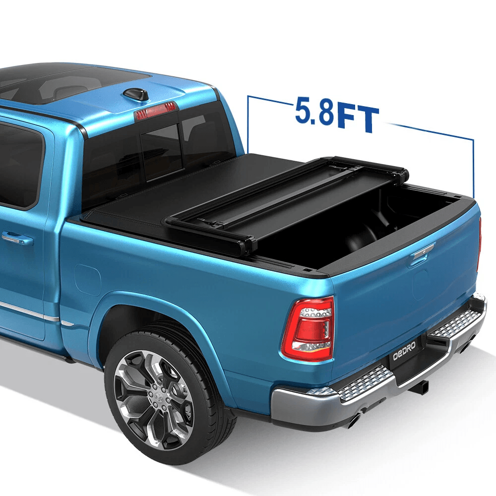 Tri Fold Tonneau Cover For Chevy Silverado GMC Sierra Truck Bed 6