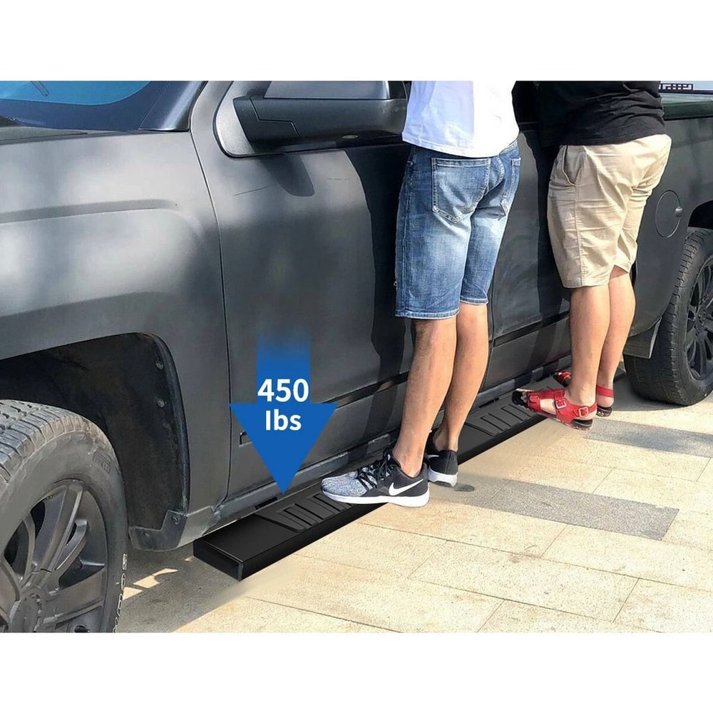 Running Boards For Silverado Sierra Crew Cab Nerf Bars Side Steps Easy Access And Enhanced Protecti 2