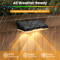 LED Solar Power Wall Light Waterproof Outdoor Garden Fence Deck Lamp Solar Powered Step Lighting 5
