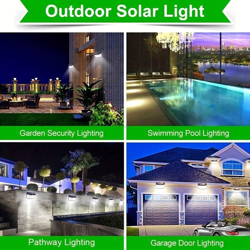 LED Solar Power Wall Light With PIR Motion Sensor Outdoor Garden Security Lamp 1