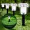 Solar Landscape Lights LED Outdoor Garden Pathway Yard Lawn Art Lamp Waterproof Energy Efficient 10